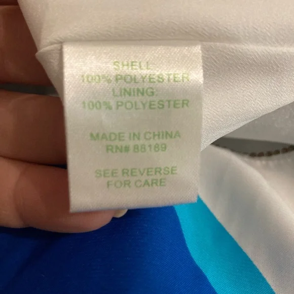 Lilly Pulitzer 🌸Caldwell Sail Stripe High Low Strapless Dress w/Gold Trim Small - Picture 8 of 12